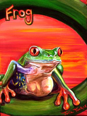 Frog in Red