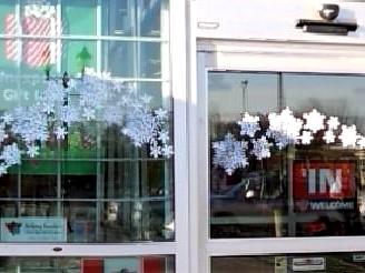 Snowflake & Deer wreath