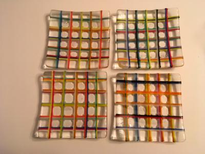 “Plaid” plates 5x5 “Plaid” plates 5x5
