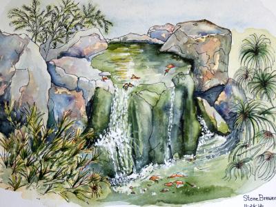Waterfall at Stone Waterfall at Stone