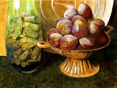 Vintage Memories & Figs ~ Acrylic ~ 12X16 Vintage Memories & Figs ~ Acrylic ~ 12X16