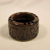110815.R Carved Pansy Vase