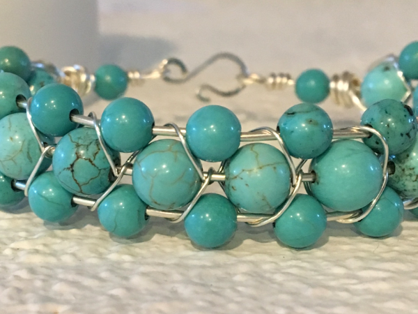 Beaded Wire Bracelet