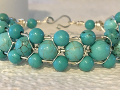 Beaded Wire Bracelet Beaded Wire Bracelet