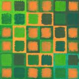 Orange & Four Greens - 36 Squares