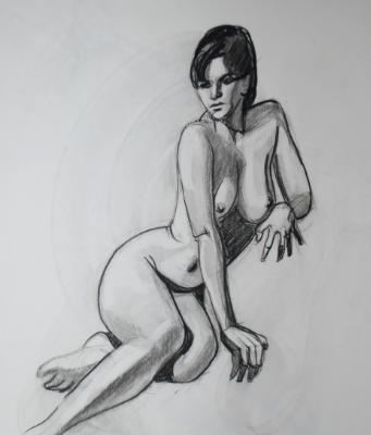 Nude Woman, Seated