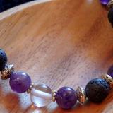 Lava & Gemstone Aromatherapy Bracelet