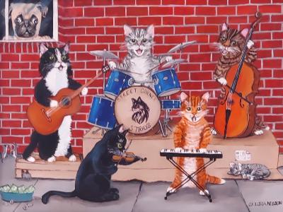 Stray Cat Band - Gloria Nelson, Artist Stray Cat Band - Gloria Nelson, Artist
