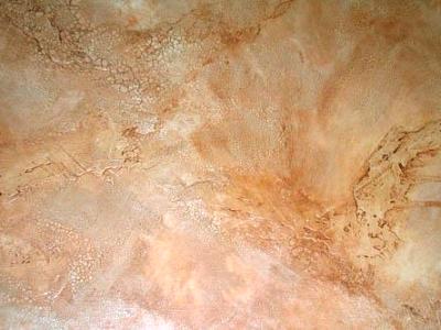 Plaster and crackle finish Plaster and crackle finish