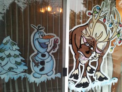 Reindeer & snowman Christmas