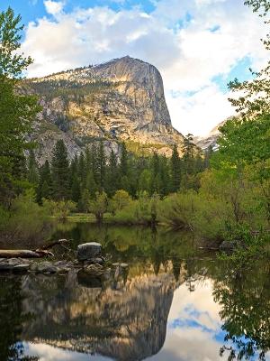 Yosemite Mirror Lake Mt. Watkins Yosemite Mirror Lake Mt. Watkins