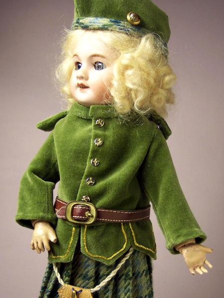  Costume d'Écossaise in GREEN 1917