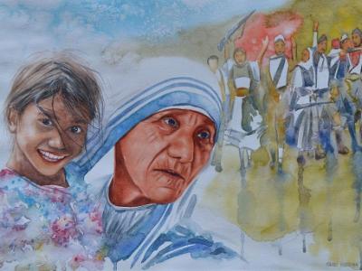 Portrait " THE PRIDE OF ALBANIA", 35cm x 50cm, 2016 Portrait " THE PRIDE OF ALBANIA", 35cm x 50cm, 2016