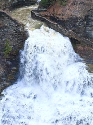 Spring Torrent at Lucifer Falls Spring Torrent at Lucifer Falls