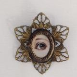 Antique gold Victorian Sweetheart brooch