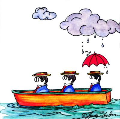THREE MEN IN A BOAT # 3: SCATTERED RAIN SHOWERS