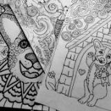 ***Flash Sale***Corgi Coloring pages USA