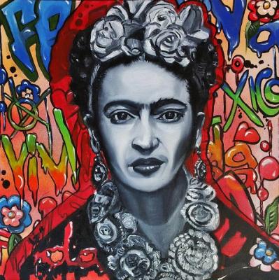 Graffiti Frida Painting 3 of 10 Fun Commissions Graffiti Frida Painting 3 of 10 Fun Commissions