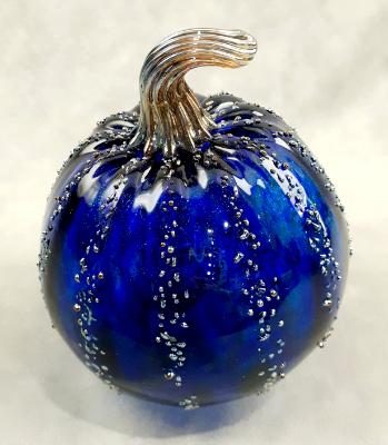 #09162529 Med Pumpkin 4'' to 5'' Silvered $55.00 #09162529 Med Pumpkin 4'' to 5'' Silvered $55.00