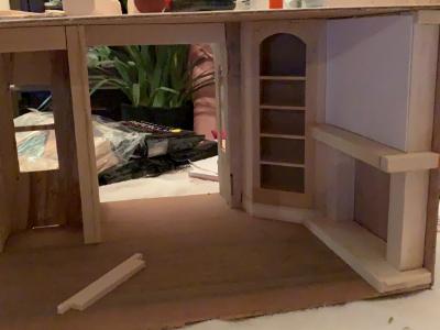 Fireplace base structure made