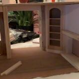 Fireplace base structure made