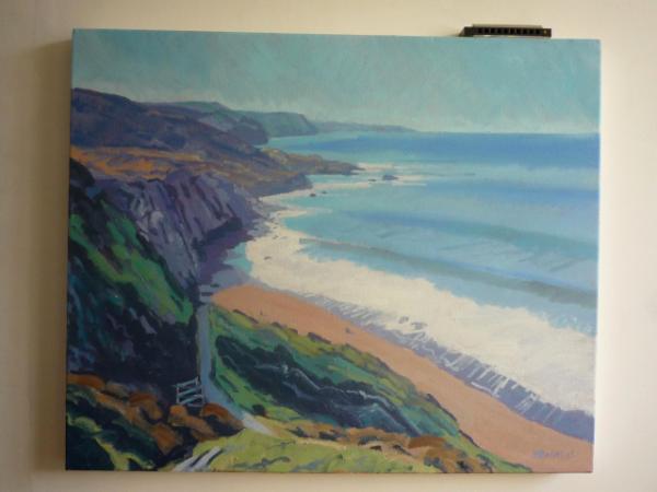 At the High Cliff looking down on the Strangles