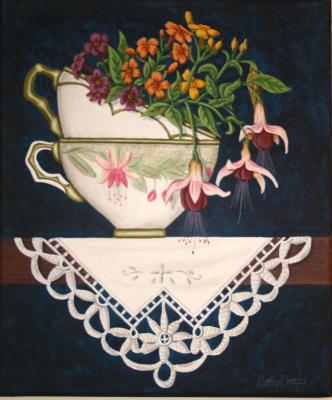 'Teacup Posy 6'  SOLD