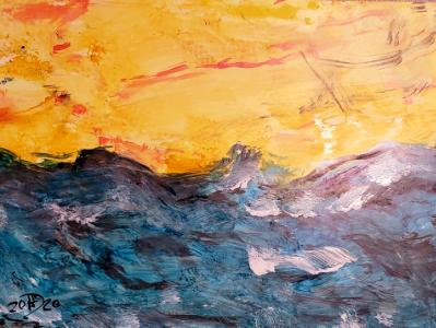An angry ocean An angry ocean