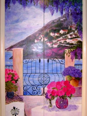 The View ~ Acrylic Mural ~ 37X76 The View ~ Acrylic Mural ~ 37X76