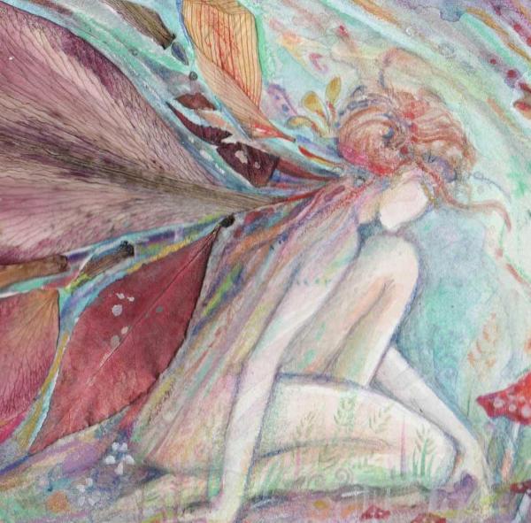 Garden Fairy art print flower fairy picture