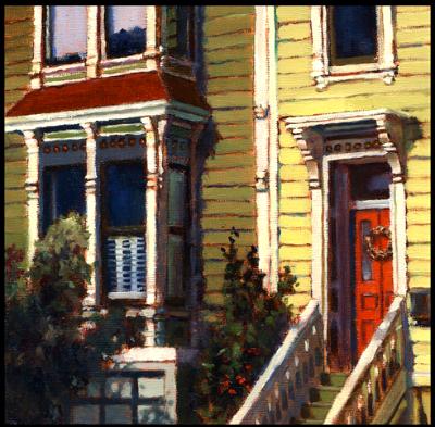 6x6.Red Door