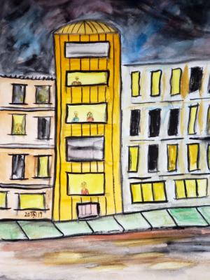 In the rundown part of the city, few sleep at night, fearing what might come. In the rundown part of the city, few sleep at night, fearing what might come.