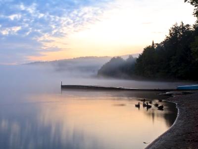Foggy Adirondack Lake Sunrise Foggy Adirondack Lake Sunrise