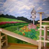Mural Commission at The Farms Nathez Trace Cattery, Franklin, TN