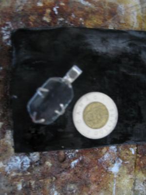 14-006 Sterling and Rutilated Quartz Pendant 14-006 Sterling and Rutilated Quartz Pendant