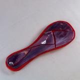 SR12011 - Red & Cranberry Pink Streaky Small Spoon Rest