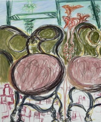Pink Chairs 18x24 Pink Chairs 18x24