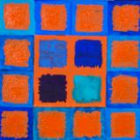 Orange & Four Blues - 32 Squares