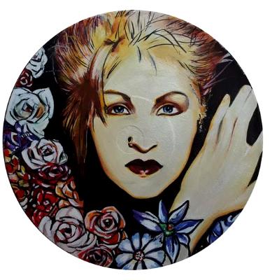 Cyndi Lauper - LP Painting - Commission Cyndi Lauper - LP Painting - Commission
