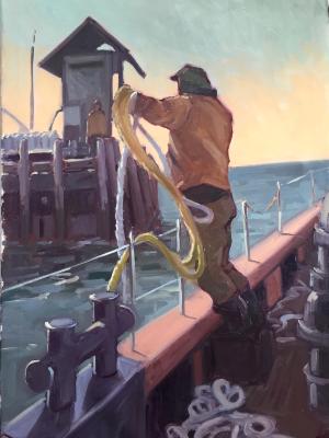 Docking 24x36" oil Docking 24x36" oil
