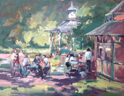 Swindon Old Town Gardens Cafe and Bandstand Swindon Old Town Gardens Cafe and Bandstand