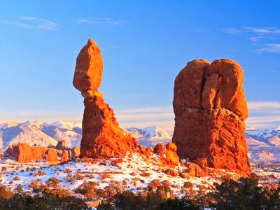 Balanced Rock Winter Balanced Rock Winter