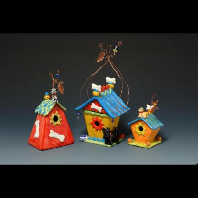 Ass't. Dog Birdhouses Ass't. Dog Birdhouses