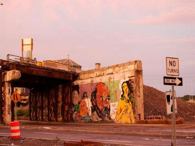 Goodbye Overpass Mural