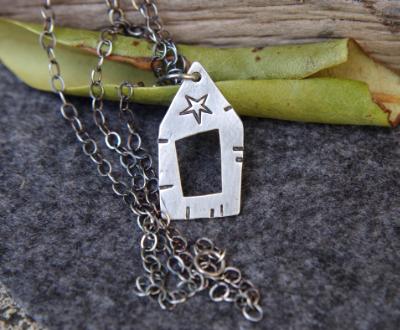 *SOLD OUT* Little barn sterling silver pendant *SOLD OUT* Little barn sterling silver pendant