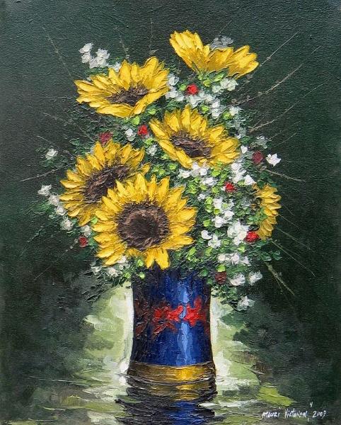 Bouquet of sunflowers, 60cm x 40cm, 2012