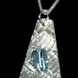 Sterling and Blue Topaz