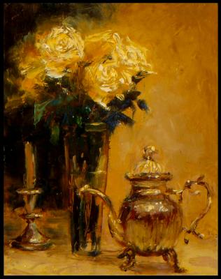 8x6.The Day Spring Came for Tea 8x6.The Day Spring Came for Tea
