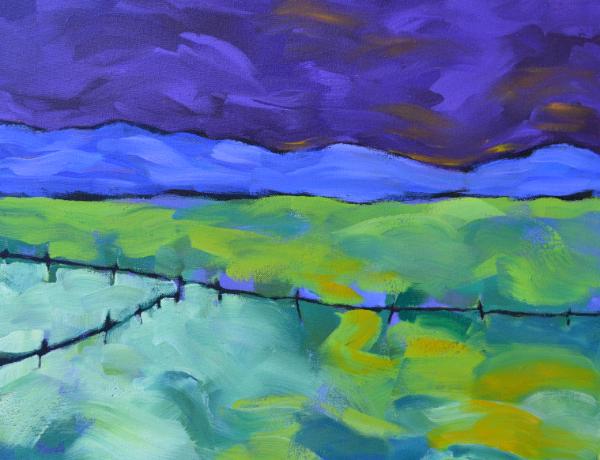 Idaho Field at Dusk