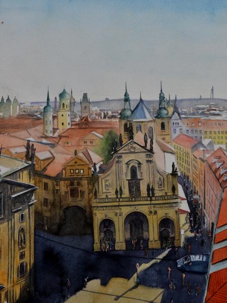 Everlasting Prague, 38cm x 28cm, 2020